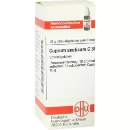 CUPRUM ACETICUM C 30 globules, 10 g