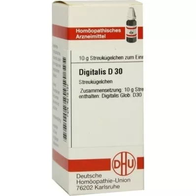 DIGITALIS D 30 globules, 10 g