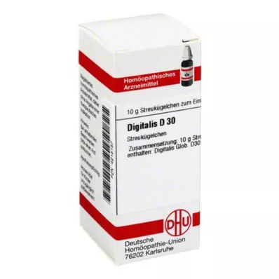 DIGITALIS D 30 globules, 10 g DIGITALIS D 30 globules, 10 g
