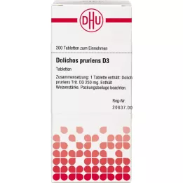 DOLICHOS PRURIENS D 3 tablets, 200 pc