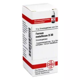 FERRUM METALLICUM D 30 globules, 10 g