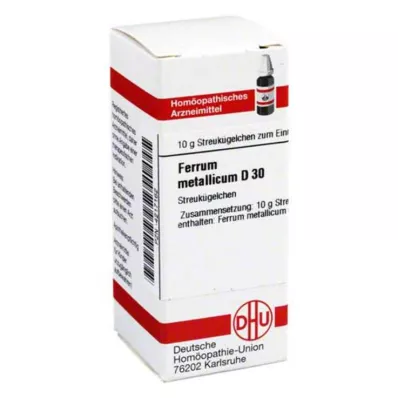 FERRUM METALLICUM D 30 globules, 10 g FERRUM METALLICUM D 30 globules, 10 g