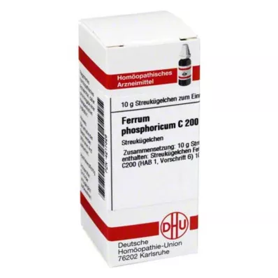 FERRUM PHOSPHORICUM C 200 globules, 10 g FERRUM PHOSPHORICUM C 200 globules, 10 g
