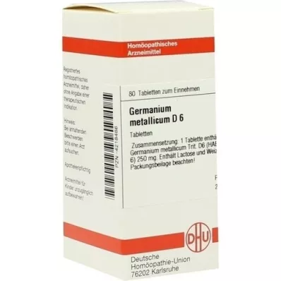 GERMANIUM METALLICUM D 6 tablets, 80 pc