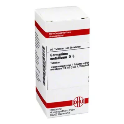 GERMANIUM METALLICUM D 6 tablets, 80 pc
