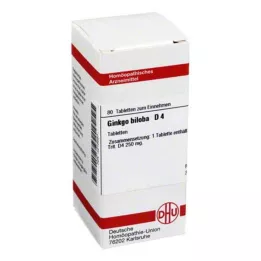 GINKGO BILOBA D 4 tablets, 80 pc