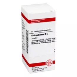 GINKGO BILOBA D 6 tablets, 80 pcs