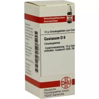 GUAIACUM D 6 globules, 10 g