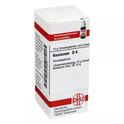 GUAIACUM D 6 globules, 10 g