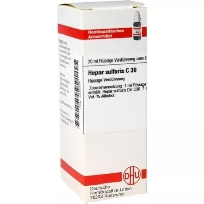 HEPAR SULFURIS C 30 dilution, 20 ml