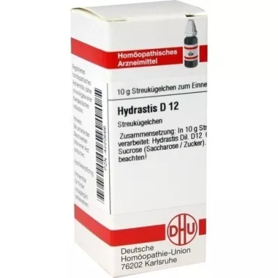 HYDRASTIS D 12 globules, 10 g