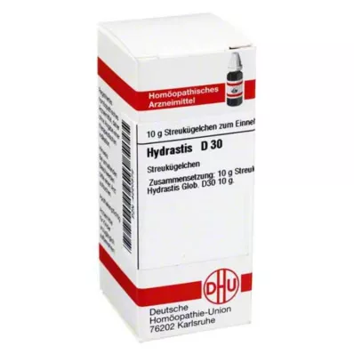 HYDRASTIS D 30 globules, 10 g HYDRASTIS D 30 globules, 10 g