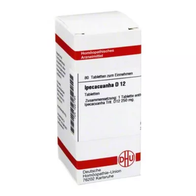 IPECACUANHA D 12 tablets, 80 pc
