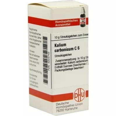 KALIUM CARBONICUM C 6 globules, 10 g