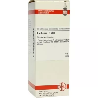 LACHESIS D 200 Dilution, 50 ml