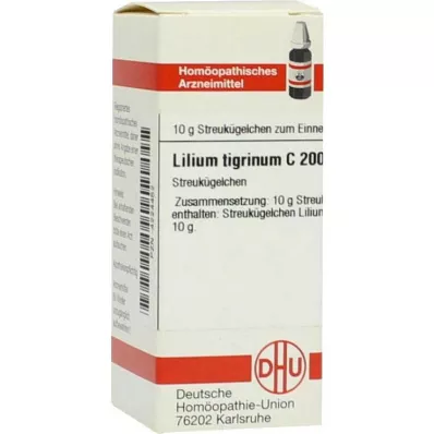 LILIUM TIGRINUM C 200 globules, 10 g LILIUM TIGRINUM C 200 globules, 10 g