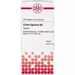 LILIUM TIGRINUM D 4 tablets, 200 pc