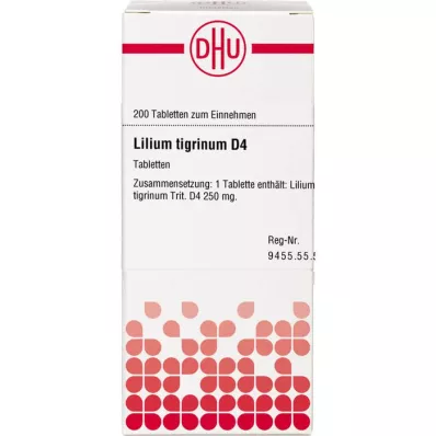 LILIUM TIGRINUM D 4 tablets, 200 pc