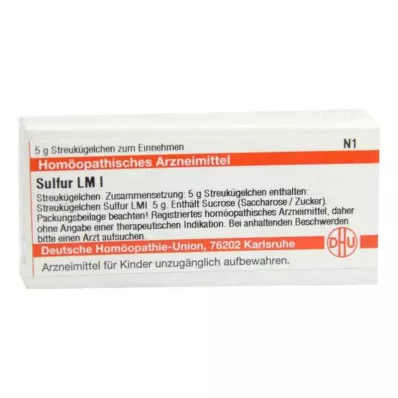 SULFUR LM I globules, 5 g SULFUR LM I globules, 5 g