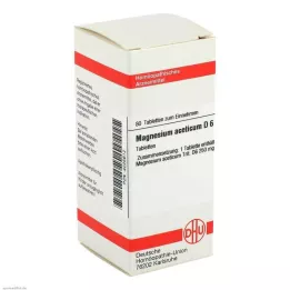 MAGNESIUM ACETICUM D 6 tablets, 80 pc