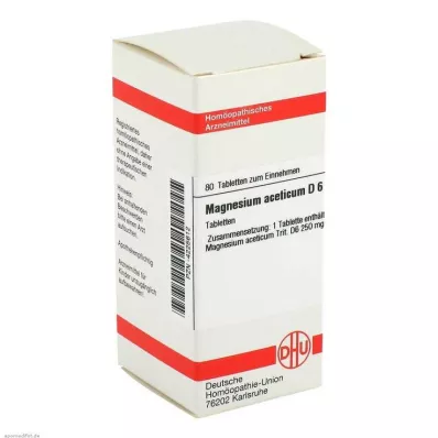 MAGNESIUM ACETICUM D 6 tablets, 80 pc MAGNESIUM ACETICUM D 6 tablets, 80 pc