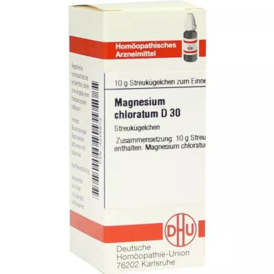 MAGNESIUM CHLORATUM D 30 globules, 10 g MAGNESIUM CHLORATUM D 30 globules, 10 g