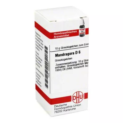 MANDRAGORA D 6 globules, 10 g