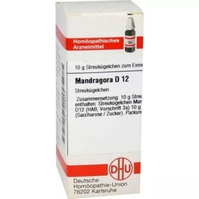MANDRAGORA D 12 globules, 10 g