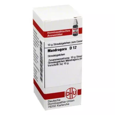 MANDRAGORA D 12 globules, 10 g