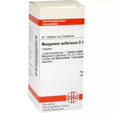 MANGANUM SULFURICUM D 12 tablets, 80 pc