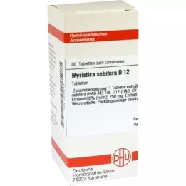 MYRISTICA SEBIFERA D 12 tablets, 80 hours