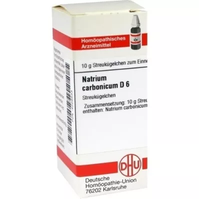 NATRIUM CARBONICUM D 6 globules, 10 g