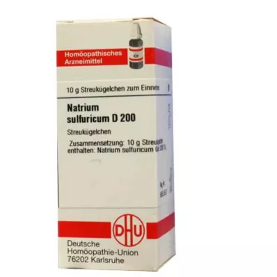 NATRIUM SULFURICUM D 200 globules, 10 g NATRIUM SULFURICUM D 200 globules, 10 g