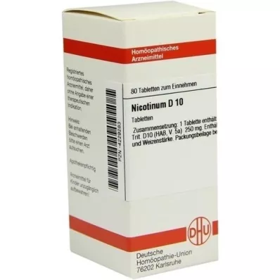NICOTINUM D 10 tablets, 80 pc