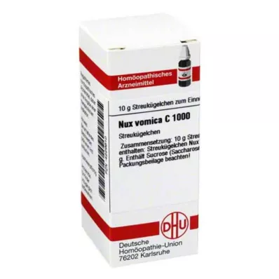 NUX VOMICA C 1000 globules, 10 g