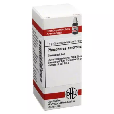 PHOSPHORUS AMORPHUS D 12 globules, 10 g