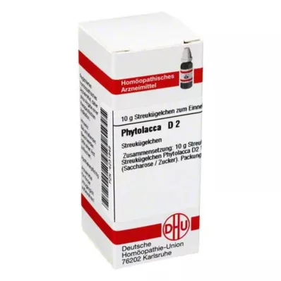 PHYTOLACCA D 2 globules, 10 g PHYTOLACCA D 2 globules, 10 g