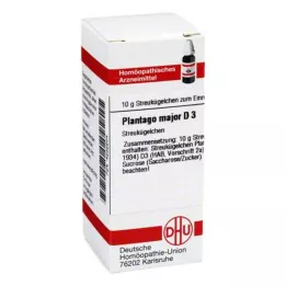PLANTAGO MAJOR D 3 globules, 10 g