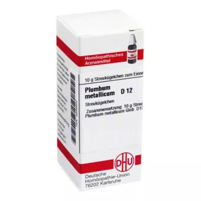PLUMBUM METALLICUM D 12 globules, 10 g