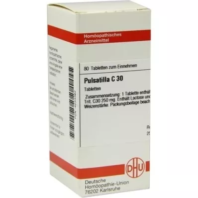 PULSATILLA C 30 tablets, 80 pc