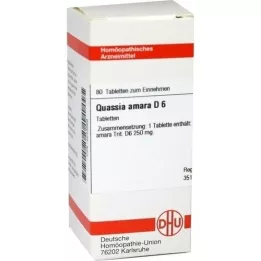 QUASSIA D 6 tablets, 80 pc