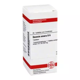 QUASSIA D 6 tablets, 80 pc