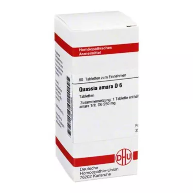 QUASSIA D 6 tablets, 80 pc