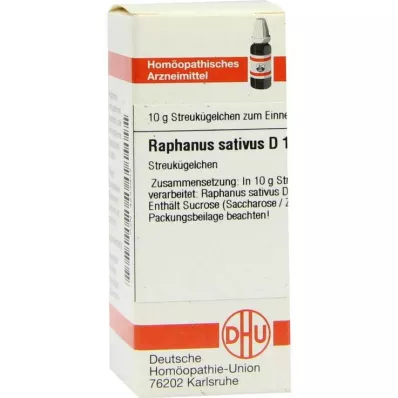 DHU Raphanus sativus D 12 globules, 10 g