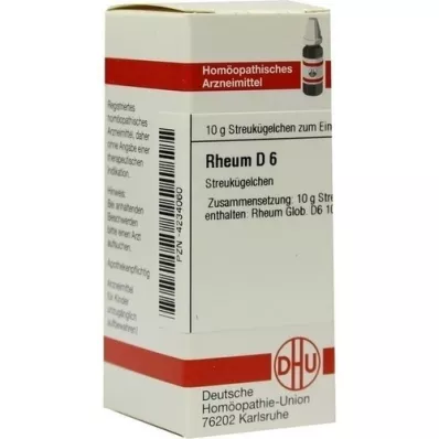 RHEUM D 6 globules, 10 g