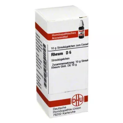 RHEUM D 6 globules, 10 g