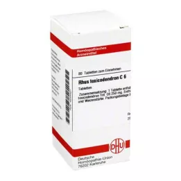 RHUS TOXICODENDRON C 6 tablets, 80 pc