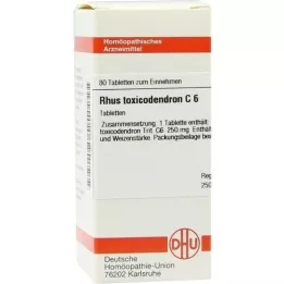 RHUS TOXICODENDRON C 6 tablets, 80 pc