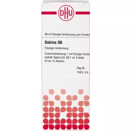 SABINA D 6 Dilution, 50 ml