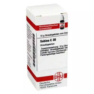 SABINA C 30 globules, 10 g SABINA C 30 globules, 10 g